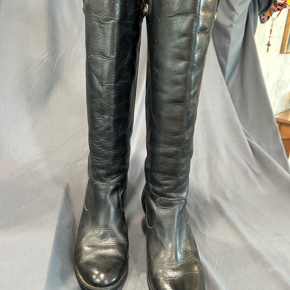 Frye Knee High Black Boots